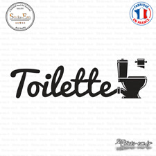 Sticker toilettes decal d'occasion  Brissac-Quincé