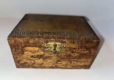 Antique pyrography trinket for sale  Akron