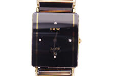 Unisex Rado Integral Jubile' R20381712 Marcador de Diamante Dial Preto e Dourado Watch comprar usado  Enviando para Brazil