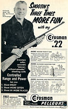 1956 anúncio impresso de rifle Crosman Pellgun Series 160 CO2  comprar usado  Enviando para Brazil