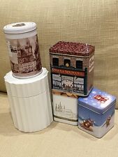 Assorted storage tins for sale  ASCOT
