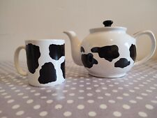 Cow print teapot for sale  HEREFORD