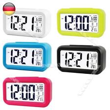 Usado, Temperature Alarm Clock LED Digital Backlight Calendar Snooze Mute Clock -DE comprar usado  Enviando para Brazil