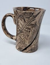 Flower impressed mug for sale  Shipping to Ireland