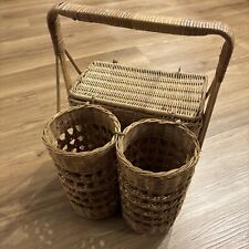 Vintage wicker picnic for sale  Indianapolis