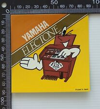 Vintage Yamaha Electone órgano electrónico Publicidad Pegatina promocional de música segunda mano  Embacar hacia Argentina