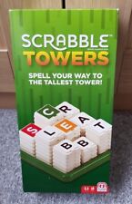 Scrabble Towers Word Game Family Fun  Mattel VGC Complete for sale  Shipping to South Africa
