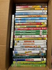 Lote de 32 DVDs de filmes infantis Peanuts Shrek Despicable Me Scooby Doo Madagascar, usado comprar usado  Enviando para Brazil