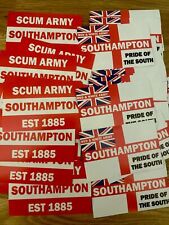 24 x Adesivos Southampton FC - Distintivo de Cachecol de Bandeira - Exército de Escória comprar usado  Enviando para Brazil