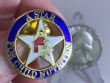 Pin tack vintage Education A Star for Nutrition T-1371 segunda mano  Embacar hacia Argentina