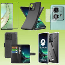 Usado, Für Motorola Edge 40 Neo Cover Handy Tasche TPU Hart Glas Panzer Folie AUSWAHL comprar usado  Enviando para Brazil