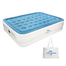 King Inflatable Air Bed Built-in Electric Pump High Raised Camping Mattresses UK for sale  Shipping to South Africa