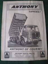 Anthony tippers anthony for sale  BRISTOL