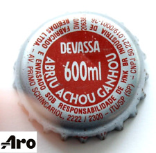 Brazil Devassa 600ml - Tampa para garrafa de cerveja Kronkorken Chapas Tapon comprar usado  Enviando para Brazil