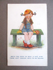 Comic postcard girl for sale  NORWICH