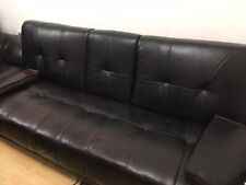 Sofa bed black for sale  LONDON