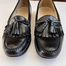 Cole Haan Pinch Tassel Loafer Black Men’s 10D Slip On Leather Cushion for sale  Shipping to South Africa