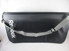 Usado, Estera de yoga plegable negra para gimnasio fitness ejercicio Reebok con correa de transporte. segunda mano  Embacar hacia Argentina