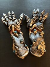 Used, Vintage Pair of Costume Rubber Latex Medieval Knight Gauntlet Gloves- 2005 for sale  Shipping to South Africa