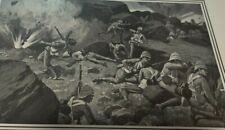 1902 Print BRITISH TRAPPED ON SPION KOP Thulstrup Anglo-Boer War South Africa for sale  Shipping to South Africa