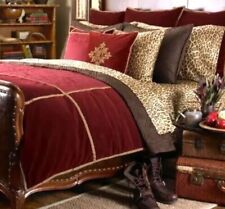 Ralph Lauren Venetian Court Burgundy Velvet Jacquard Duvet Cover, Queen/Full , used for sale  Shipping to South Africa