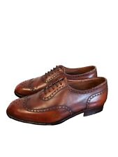 John Lobb St James Bespoke Men's Tan Brogues, used for sale  Shipping to South Africa