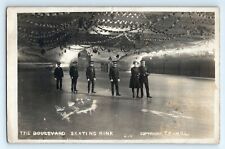POSTCARD Leicester Boulevard Skating Rink interior, roller skaters, real photo for sale  Shipping to South Africa