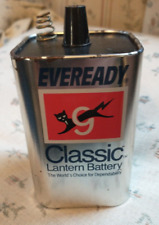 Batería de linterna clásica vintage Eveready 6 voltios no. 509 UPC error 039800012487 segunda mano  Embacar hacia Argentina