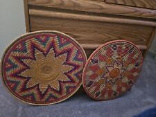 wall boho art woven wicker for sale  Mesquite