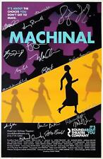 Póster de Broadway firmado por Michael Cumpsty de Rebecca Hall y elenco de MACHINAL segunda mano  Embacar hacia Argentina