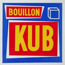 Plaque Emaillée Ancienne Bouillon Kub 20x20cm  d'occasion  Niort