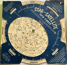 Antigo 1965 Star & Satellite PATH FINDER Edmund Scientific constelação gráfico céu comprar usado  Enviando para Brazil