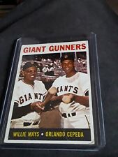 Willie Mays / Orlando Cepeda SP Giant Gunners San Francisco Giants 1964 Topps... na sprzedaż  Wysyłka do Poland