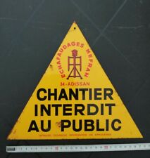 Plaque tôle chantier d'occasion  Clermont-en-Argonne