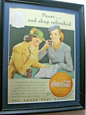 1940 framed coca for sale  Henderson