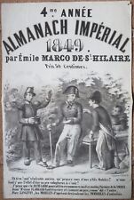 Affiche almanach impérial d'occasion  France