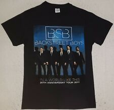 Camiseta preta BACKSTREET BOYS 20º aniversário em um mundo como esta turnê 2013 comprar usado  Enviando para Brazil