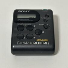 Antigo Sony SRF-M43 Rádio Estéreo Portátil AM/FM Walkman Mega Bass TESTADO Com Clipe comprar usado  Enviando para Brazil