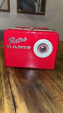 box retro lunch radio for sale  Tinley Park