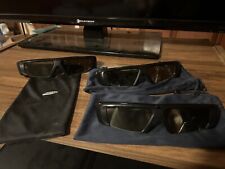 3 x Samsung SSG-2100AB Gafas 3D Activas con Bolsas de Polvo LENTES AGRIETADAS SIN PROBAR segunda mano  Embacar hacia Argentina