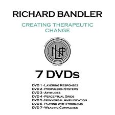 Richard Bandler TWORZENIE ZMIANY TERAPEUTYCZNEJ (7 DVD) Hipnoza Ericksoniczna NLP na sprzedaż  Wysyłka do Poland