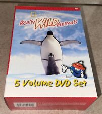 Conjunto de DVD National Geographic Kids Really Wild Animals 5 volumes OOP comprar usado  Enviando para Brazil