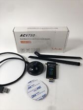 Adaptador USB inalámbrico de doble antena Techkey AC1750 2,4 GHz 5,8 GHz segunda mano  Embacar hacia Argentina