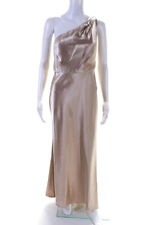 Used, Jenny Yoo Collection Womens Layered One-Shoulder Zipped Gown Beige Size 8 for sale  Shipping to South Africa