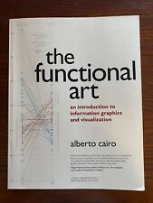 Libro de bolsillo The Functional Art de Alberto Cairo 2013 + DVD | Algunos daños por agua segunda mano  Embacar hacia Argentina