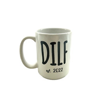 DILF EST. Caneca de café 2022 para presentes de novos pais, usado comprar usado  Enviando para Brazil