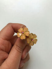 Womens Primark Costume Jewellery Cute Chunky Floral Mounted Stud Earrings Pairs for sale  BURNLEY
