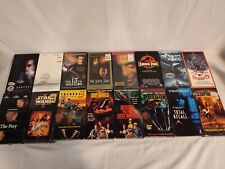 Lote de 16 filmes VHS terror ação ficção científica Star Wars Jurassic Park tremores testados comprar usado  Enviando para Brazil