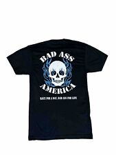 Camiseta Bad Ass America Race For A Day Bad Ass For Life tamanho pequeno preta comprar usado  Enviando para Brazil