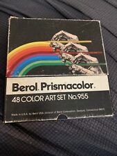 Conjunto de arte lápis de cor Berol Prismacolor nº Caixa de 48 caixas de desgaste 955, usado comprar usado  Enviando para Brazil